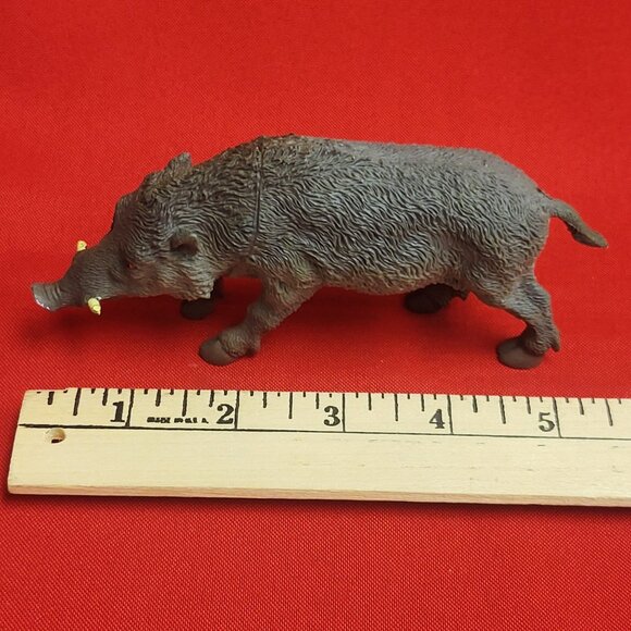 Wild Boar Warthog Toy Figurine Wild Pig Feral Hog Animal Toy - Picture 10 of 12